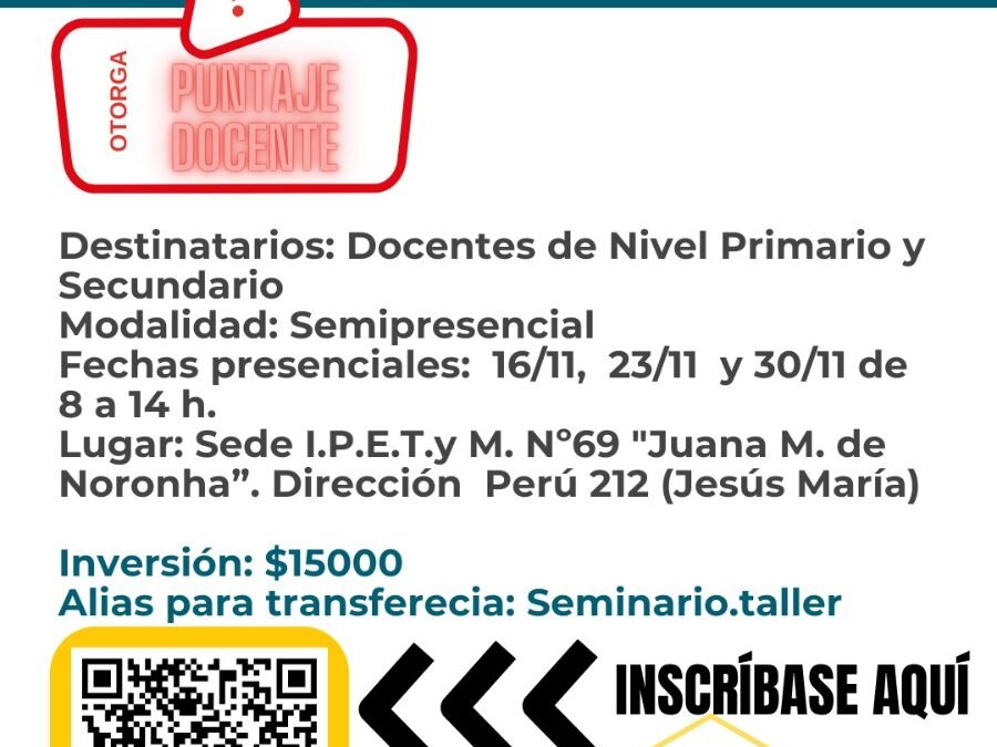 Curso de Capacitación: Un enfoque para repensar la enseñanza de las Ciencias Naturales en la escuela posible
